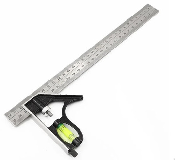 Professional 300mm(12") Combination Square Angle Ruler Adjustable Steel protractor Right Angle Ruler carpenter Measuring tools