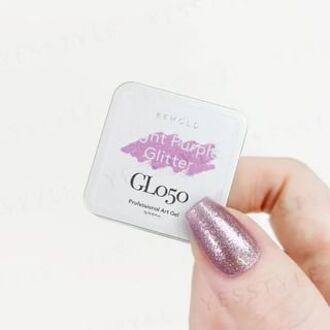 Professional Art Gel GL050 Light Purple Glitter 5ml
