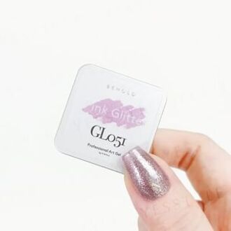 Professional Art Gel GL051 Pink Glitter 5ml