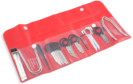Professional Automotive Audio Stereo CD Player Radio Removal Keys Tool Kit - 20 Pieces