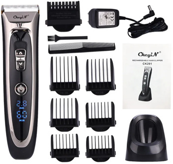 Professional Barber Electric Hair Trimmer LED display Men Clipper Titanium Ceramic Blade Hair Cutting Machine Hair cutter