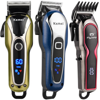 Professional Barber Hair Clipper Men Rechargeable Powerful Hair Trimmer Haircut Electric LCD Hair Cutting Machine Adults Kids 49