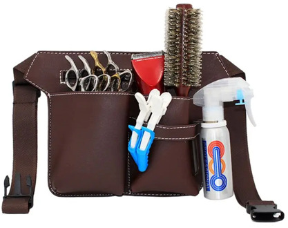 Professional Barber Scissors Bag Waist Pack Pouch Hairdressing Hair Salon Tool K9FE