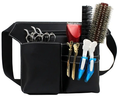 Professional Barber Scissors Bag Waist Pack Pouch Hairdressing Hair Salon Tool Q1QA