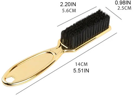Professional Beard Shaving Comb Soft Dusting Clean Retro Oil Hair Barber Plating Brush