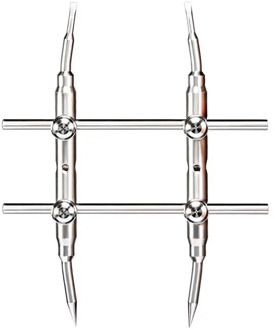 Professional Curved Tips DSLR Camera Lens Spanner Wrench Repairing Opening Tool Stainless Steel for Most DSLR Cameras