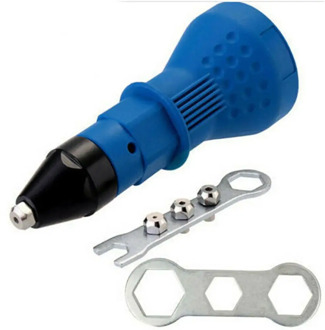 Professional Electric Rivet Nut Gun Adapter Cordless Riveting Drill Adapter Drill Tool Kit 18*6.5*6.5cm