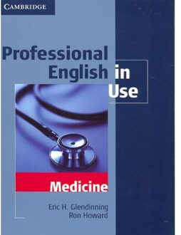 Professional English in Use: Medicine book with answers