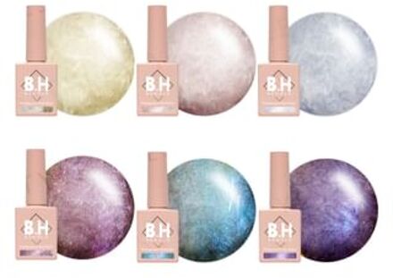 Professional Gel Polish Stardust Magnet Collection BH182 Aurora Blue Stardust Magnet Gel