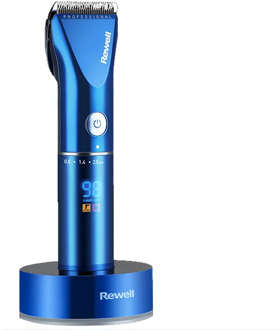 professional hair clipper rechargeable trimmer lithium battery Titanium alloy blade cutter adjustable comb Fine-tuning 100-240V