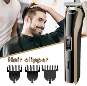 Professional Hair Trimmer Rechargeable Electric Hair Clipper Men's Cordless Haircut Adjustable Ceramic Blade Hair Cutting
