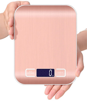Professional Household Digital Kitchen Scale Electronic Food Scales Stainless Steel Weight Balance Measuring Tools g/kg/lb/oz/ml