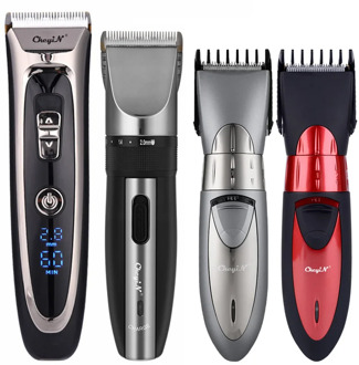 Professional Length Adjustable Electric Hair Clipper Cordless Hair Trimmer Low Noise Barber Home Hair Cutting Machine Haircut 31