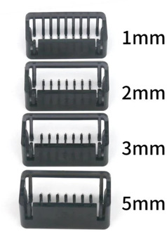 Professional Limit Comb Cutting Guide Combs Set Fits for Oneblade Small T Knife Hair Clipper Styling Tools