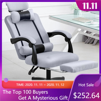 Professional Office Chair Ergonomic Gaming Chair Computer with Liftable Boss Armchair Rotatable Office Chair for WCG Adjustable