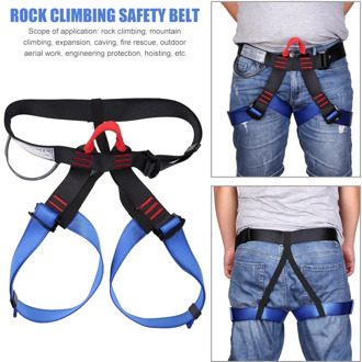 Professional Outdoor Sports Safety Belt Rock Climbing Harness Waist Support Half Body Harness Aerial Survival Equipment Hot Sale