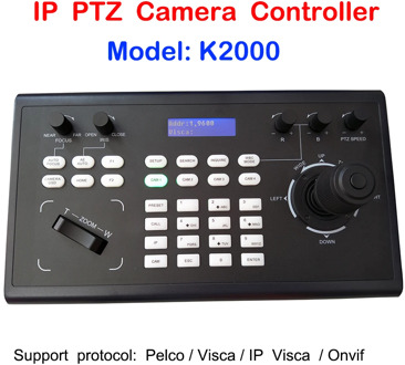 Professional PelcoD Visca Onvif 3D Joystick IP PTZ Keyboard Controller RS485 RS232 for Video Conference PTZ Camera