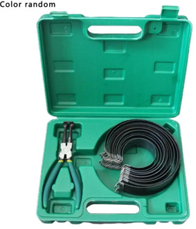 Professional Piston Ring Compressor Cylinder Installer with Plier &14 Band Tool Automobile piston ring assembly pliers
