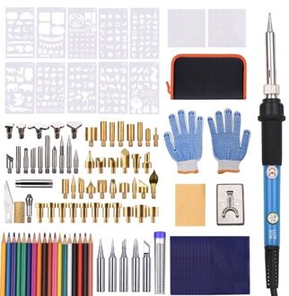 Professional Pyrography Kit with 105Pcs Soldering Iron Tips Multifunctional Wood Burner Tool