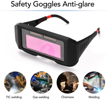 Professional Solar Energy Auto Darkening Welding Safety Goggles Anti-glare UV Weld Glasses