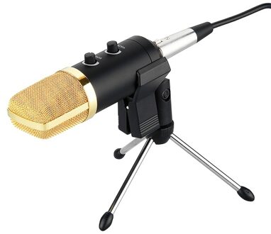 Professional Studio Microphone USB Condenser Sound Recording Microphone with Cardioid Studio Recording Mic for PC Laptop Black