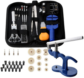 Professional Watch Repair Tool Kit Watch Tools Including Watch Press Spring Bars Battery Replacement