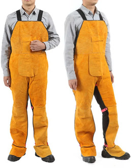 Professional Welding Apron Leather Cowhide Welder Protect Clothes Carpenter Blacksmith Garden Working Protective Clothing