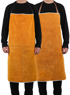 Professional Welding Apron Leather Cowhide Welder Protect Cloths Carpenter Blacksmith Garden Clothing Working Aprons