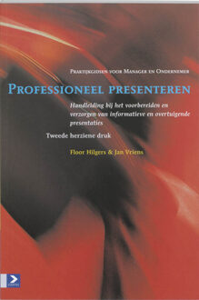 Professioneel presenteren - Boek Floor Hilgers (9052614024)