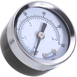 Professionele 1/8 "NPT Luchtdrukmeter 0 ~ 60 PSI Luchtcompressor Manometer Industriële Hydraulische Meter Terug Mount 1.5 "Gezicht