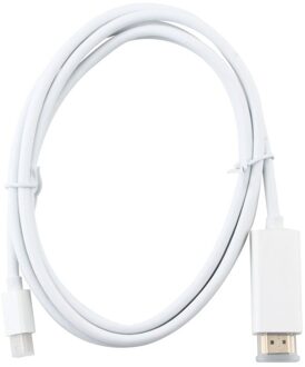 Professionele 1.8M 6 Voeten Mini Display Port Dp Naar Hdmi-Compat 1080P Snelle Charger Adapter Originele Kabel voor Mac Voor Macbook White