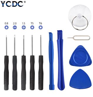 Professionele 10-In-1 Mobiele Telefoon Opening Pry Gereedschap Set Gerepareerd Accessoires Kit Voor Smart Phones Tabletten laptops Horloges