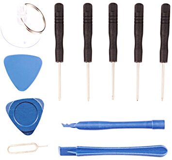 Professionele 11in1 Precisie Mobiele Telefoon Reparatie Open Tool Set Kit Schroevendraaier Spudger voor iPhone Samsung Android Smart Telefoon