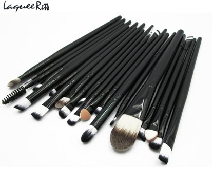 Professionele 20 stks Up Borstel Set Foundation Oogschaduw Eyeliner Lip Cosmetische Borstels Toilettas pincel maleta de maquiagem