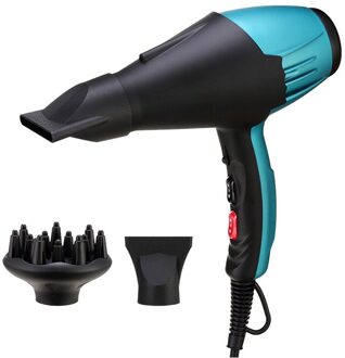 Professionele 2000W Salon Föhn 2 In 1 Hete Lucht Droger Borstel Haardrogers Negatieve Lonic Haar Föhn voor Kapper 2.6 M Cord EU
