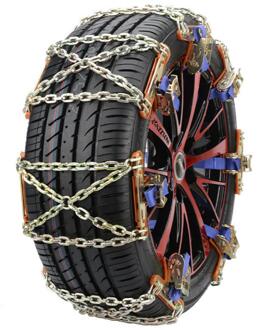 Professionele 3 Kettingen Balans Anti-Slip Ketting Slijtvast Staal Auto Sneeuwkettingen Voor Auto Suv