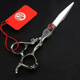 Professionele 5.5 inch Dragon Handvat Persoonlijkheid Rechte Dunner Pet Hair Cut Schaar Grooming Shear snijdend scissor