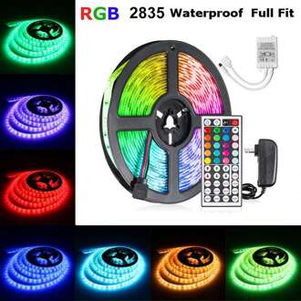 Professionele 5 meter 300Leds Waterdichte RGB Led Strip Licht 2835 DC12V 60 Leds/M Flexibele Verlichting Lint Tape 16/20 Kleur Strip