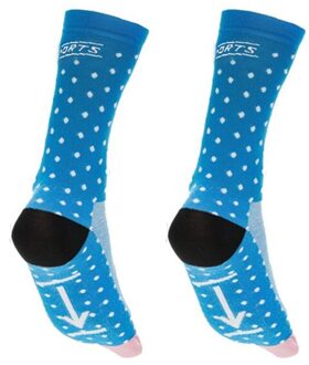 Professionele Ademend Anti Slip Vochtregulerende Sport Sokken Riding Fietsen Basketbal Running Sport Sok In Verkoop blauw-01