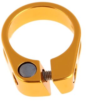 Professionele Aluminium Mtb Mountainbike Fiets 31.8 Mm Zadel Vervangen Zadelpenklem Fietsen Onderdelen Sattelklemme goud