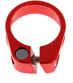 Professionele Aluminium Mtb Mountainbike Fiets 31.8 Mm Zadel Vervangen Zadelpenklem Fietsen Onderdelen Sattelklemme Rood
