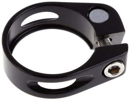 Professionele Aluminium Mtb Mountainbike Fiets 31.8 Mm Zadel Vervangen Zadelpenklem Fietsen Onderdelen Sattelklemme zwart