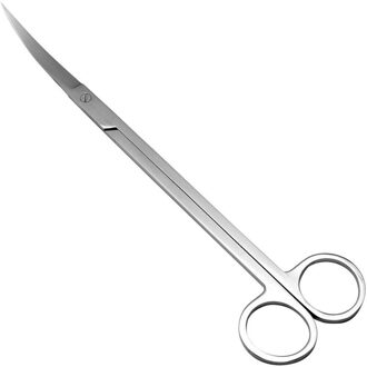 Professionele Aquarium Fish Tank Aquatic Plant Cleaning Tools Tang Schaar Lange Roestvrijstalen Wave Schaar Gebogen Dierbenodigdheden