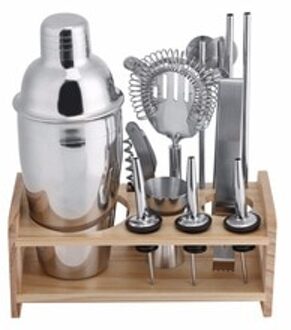 Professionele Barman Set 12Pcs 550ML Cocktail Shaker Set Hand Shaker Drink Fancy Kruik Wijn Mixer Party Bar Set brouwen Kit