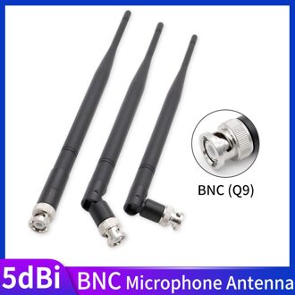 Professionele BNC Microfoon Antenne High Gain 5dBi BNC Antennes Frequentie 590 mhz-650 mhz/740 mhz-790 mhz/790 mhz-860 mhz 740mhz-790mhz