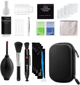 Professionele Camera Cleaning Kit Voor Dslr Camera + Traveling Pouch + Swabs