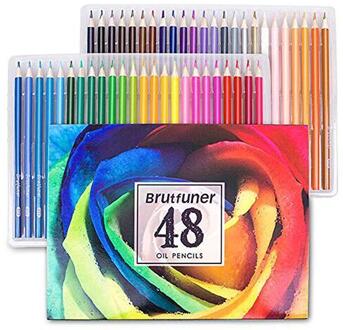 Professionele Coloring Potloden-Tot 145 Stuk Gekleurde Potloden Tekening Potloden Schets Potloden En Accessoires Art Supplies Set 48 kleuren