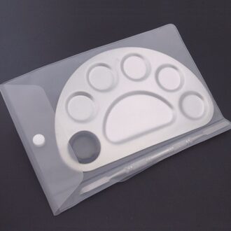 Professionele Cosmetische Nail Make Mixing Palet Spatel Tool Rvs Handsfree Matte Verpakking HG1077B