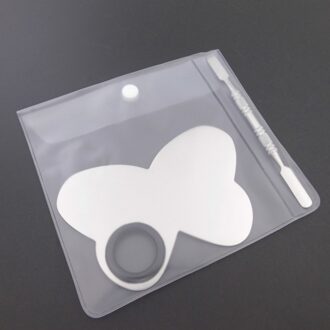 Professionele Cosmetische Nail Make Mixing Palet Spatel Tool Rvs handsfree Matte Verpakking Pro HG1077H