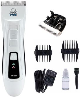 Professionele CP9200 Huisdier Trimmer Oplaadbare Hond Tondeuse Elektrische Hond Grooming Kapsel Scheerapparaat Machine Add 1stk blade